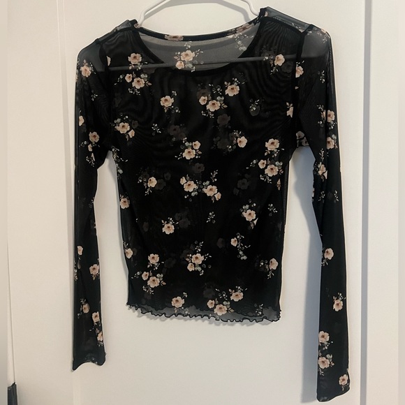 Abercrombie & Fitch Floral layering top - Picture 2 of 2